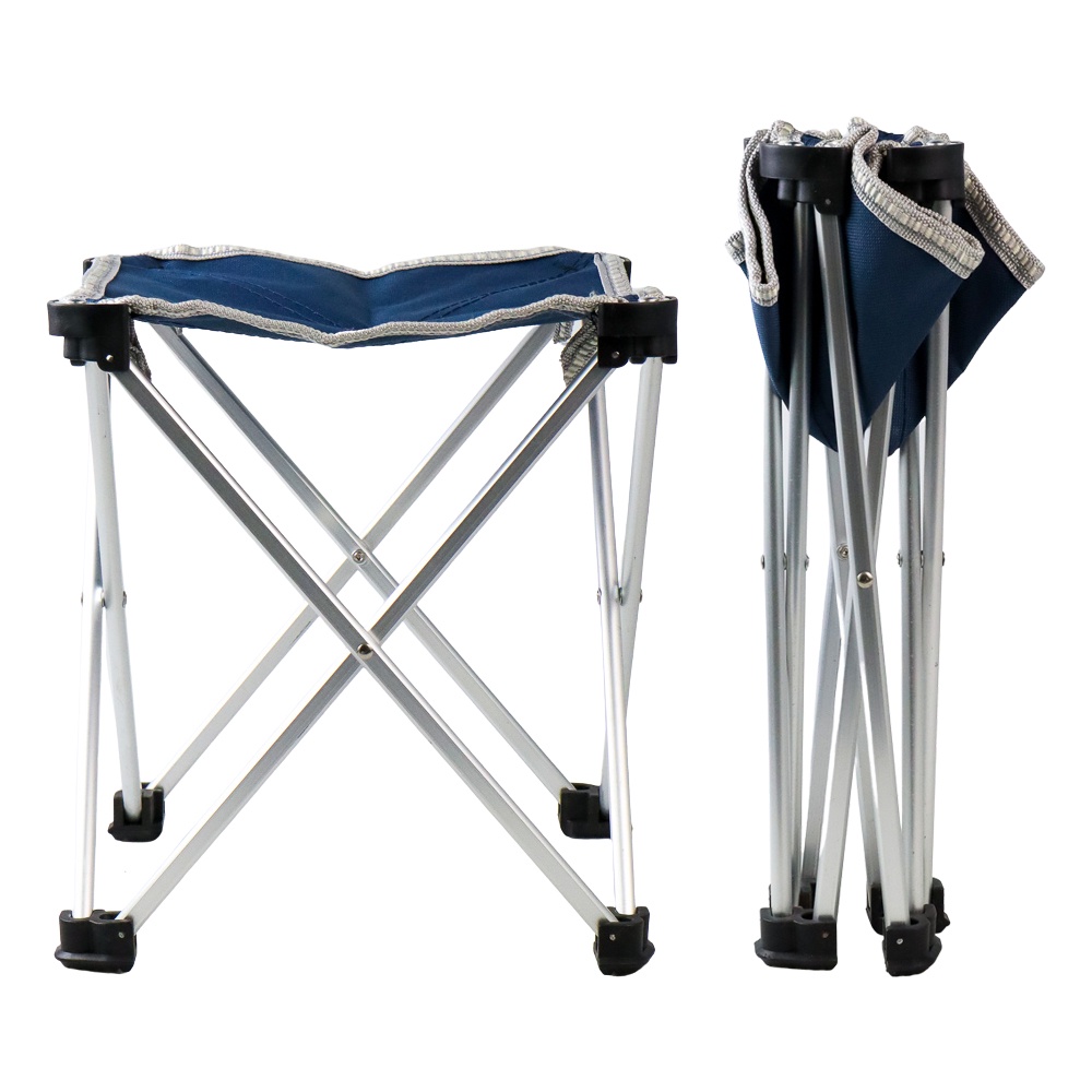 AEF Kursi Lipat Portable Memancing Outdoor Fishing Stool Chair - AE22 - Blue