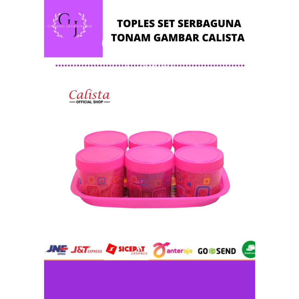 TOPLES SET SERBAGUNA CALISTA TONAM GAMBAR NEW