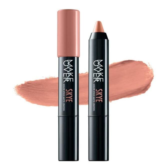 ✿ BISA COD✿ MAKE OVER Color Stick Matte Crayon / Make Over Lipstik - 105 skye