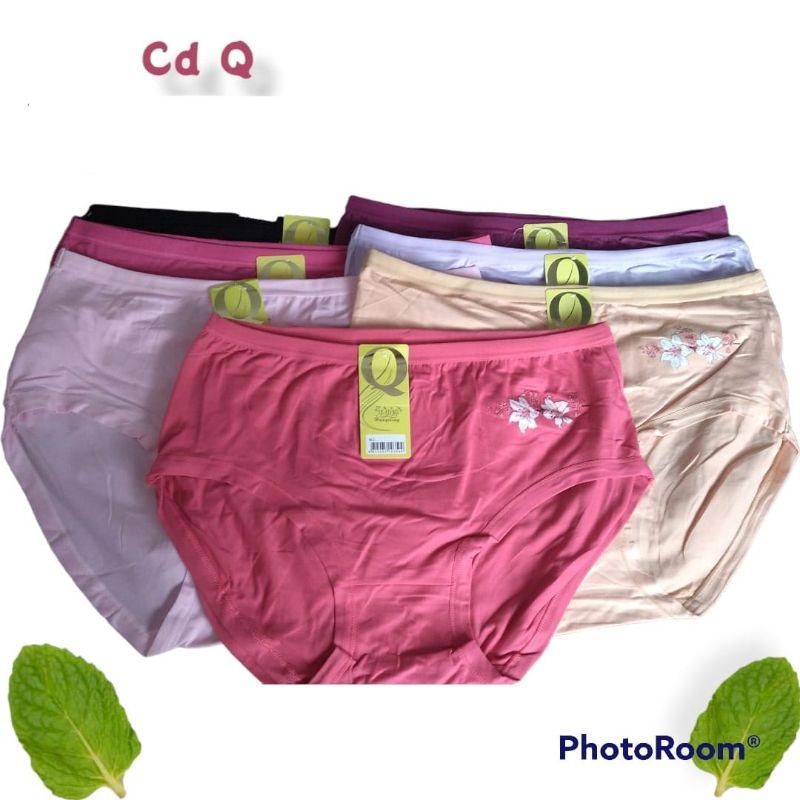 Celana Dalam wanita  jumbo  bb 80-95 / Cd wanita bahan adem Huayiting