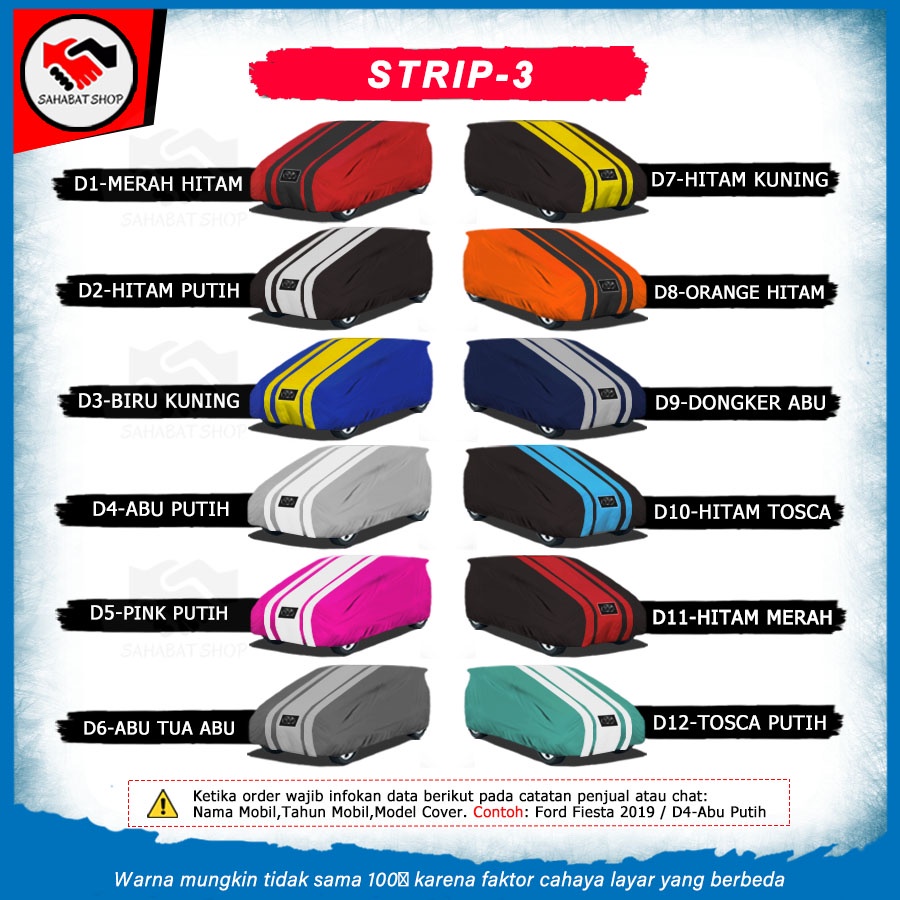 Sahabat Body Cover Mobil Colorado / Sarung Penutup Chevrolet Colorado Outdoor 2015 2016 2017 2018 2019 2020 2021 2022 / Selimut Mantel Kerudung Tutup Pelindung Kerodong Mantol Terpal Jas Kelambu Mobil Colorado Waterproof Anti Air Model Biru