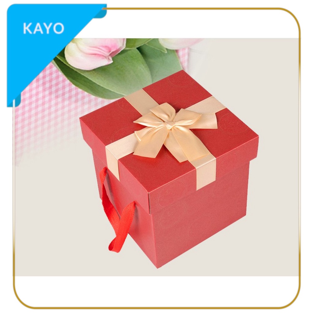

kotak kado pita 21cm , box gift kado motif, kotak zakka , kotak hadiah