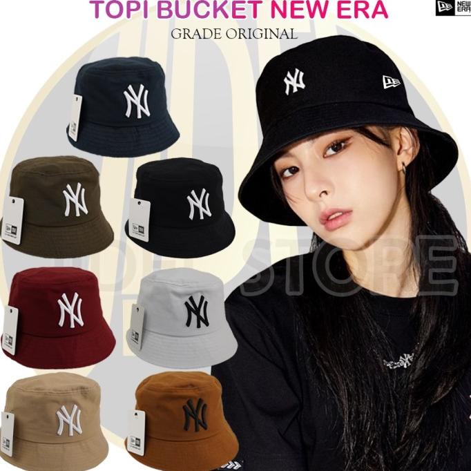 TOPI PRIA [TERLARIS] TOPI BUCKET PRIA WANITA, BUCKET HAT GRADE, BUCKET BRANDED EL09I09A82L