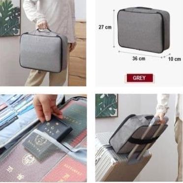 

Terbaru !!! [Lockit] Travel Document Bag 3 Digit Password / Tas Dokumen Anti Air