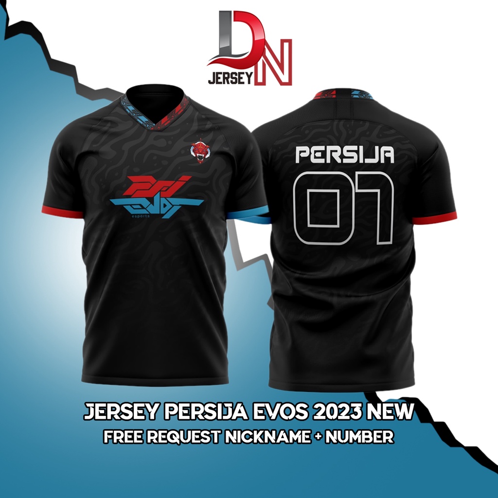 JERSEY Baju Kaos Persija Evos 2023 Terbaru game PUBGM (free custom nickname)