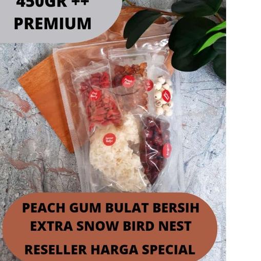 

۞ Paket Peach Gum Dessert 450gr TERMURAH!! Bahan PREMIUM 11 Varian ✽