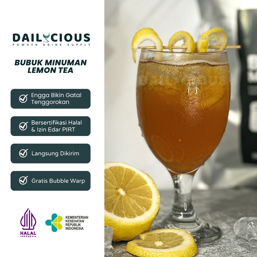 

Bubuk Minuman Teh Lemon - Powder Lemon Tea Dailycious