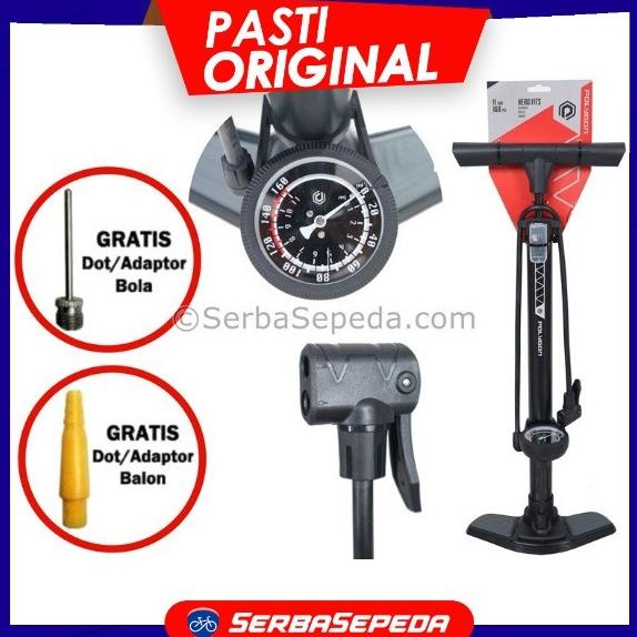 Pompa Sepeda - Pompa Lantai Polygon STX