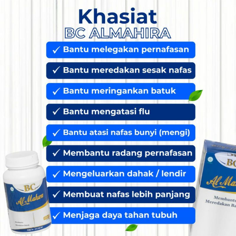 Kapsul Bc Almahira Original Obat Herbal Batuk Asma