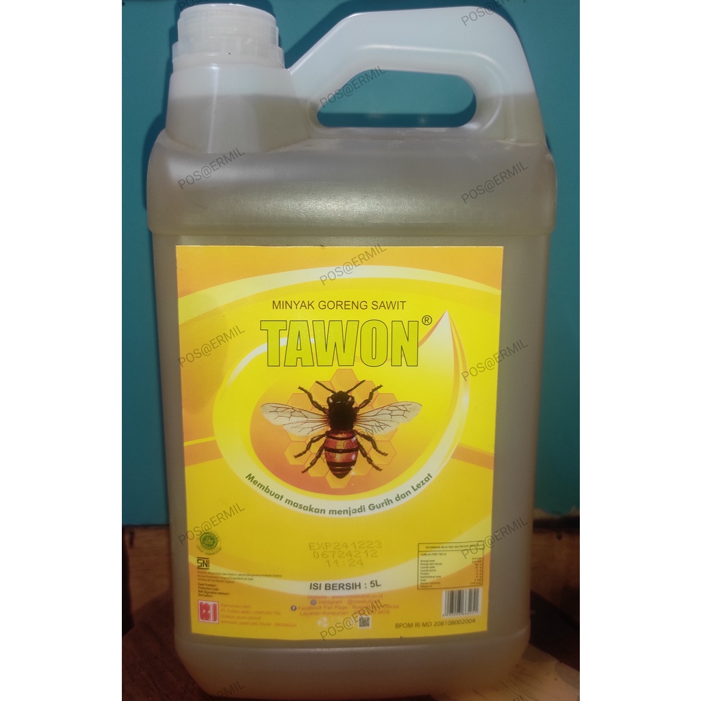 MINYAK GORENG TAWON 5 L / 5 LITER  (JERIGEN)