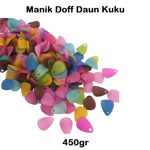 MOTE MANIK DOFF MOTIF DAUN KUKU / MOTE DAUN / MANIK DAUN HARGA /450gr