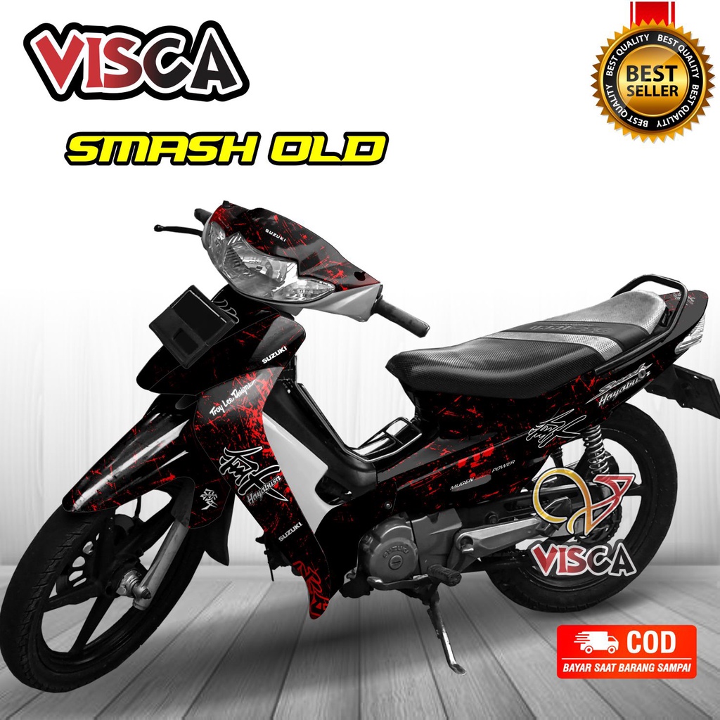 Decal Smash 110 Lama Full Body Stiker Smash 110 Lama Full Body Stiker Motor Smash 110 Variasi Full B
