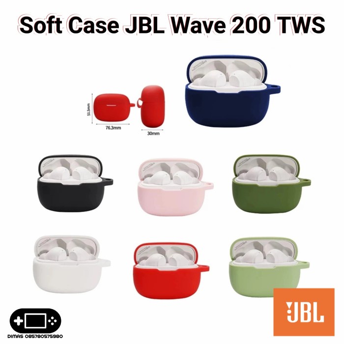 Terlaris Soft Case Jbl Wave 200 Tws Silicone Silicon Shell 200Tws