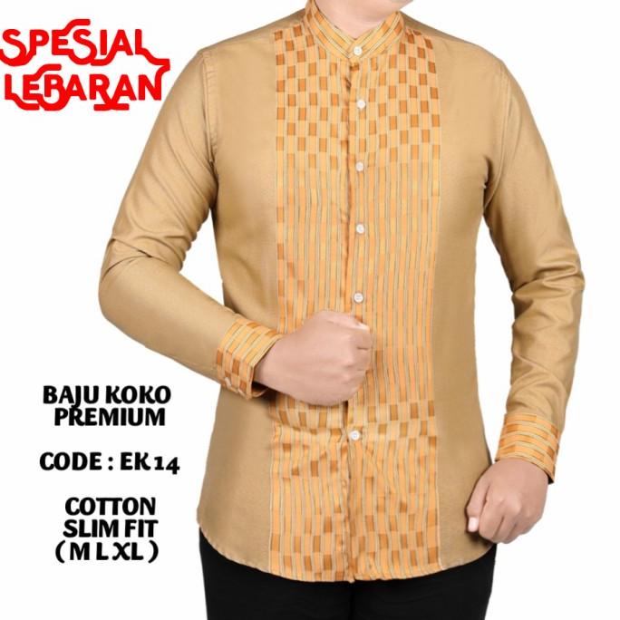 BAYAR DITEMPAT BAJU KOKO PRIA LENGAN PANJANG PUTIH SLIM FIT CLK10 /BAJU KOKO PRIA/BAJU KOKO DEWASA/B