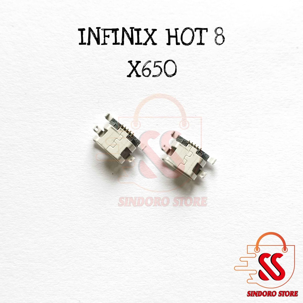 Konektor Charger Infinix Hot 8 X650 Usb Plug In Con Tc