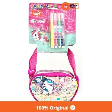 Kiddy Star Crossbody Bag Unicorn Magical Heart