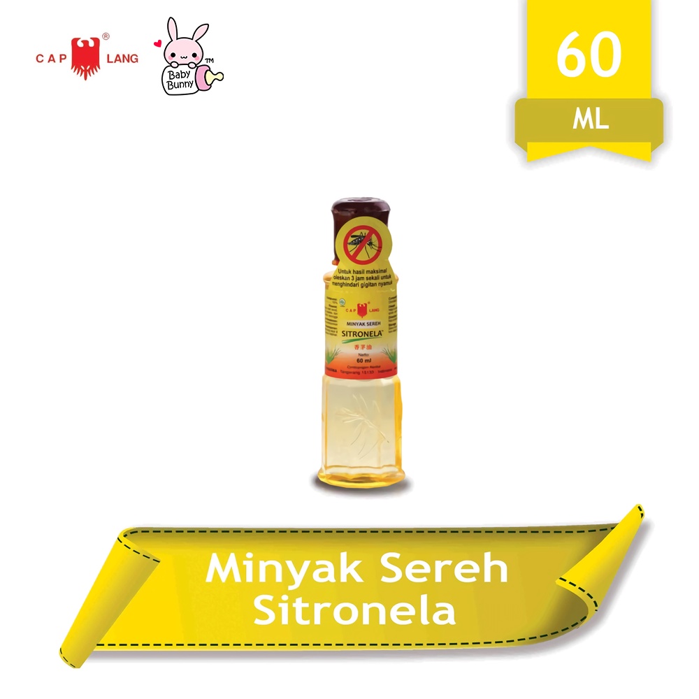 ❤ BELIA ❤ Cap Lang SITRONELA | Minyak Sereh | 30ml | 60ml | BPOM