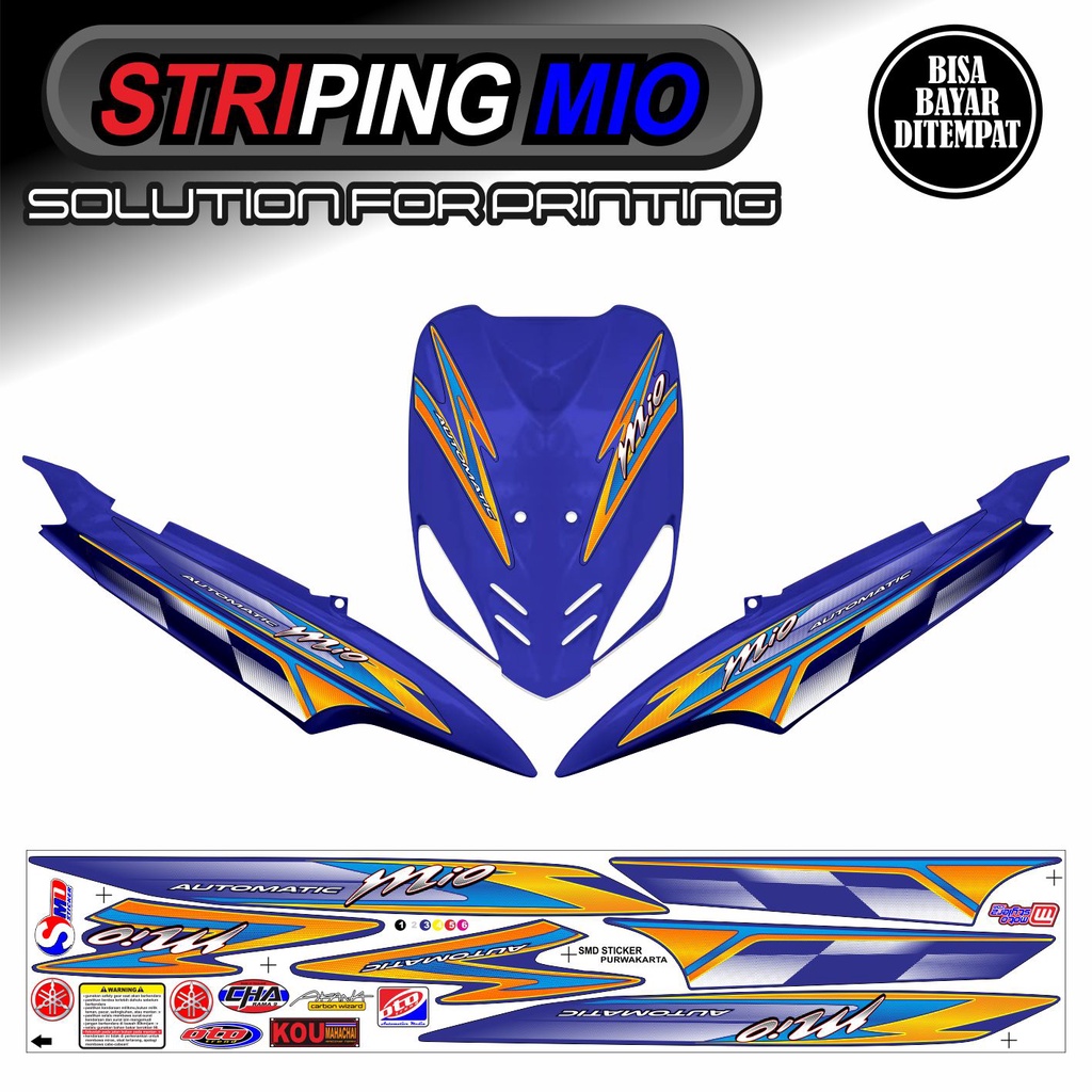 STRIPING VARIASI MIO SPORTY / MIO SMILE KEREN