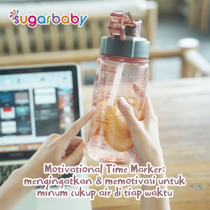 Sugarbaby Tritan Fit Bottle Crystal - Botol Minum