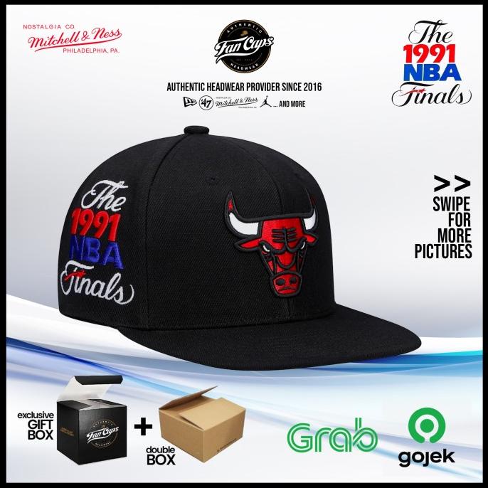 [ORIGINAL] Chicago Bulls 91 Finals Patch Snapback | Topi Mitchell&Ness