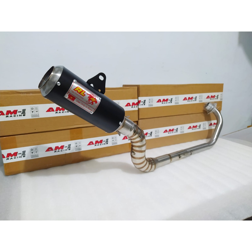 Knalpot Redleo Gp1 Pnp Jupiter Mx 135 150 King Satria F Fu New Old Lama Full System Leher Cobra Kobr