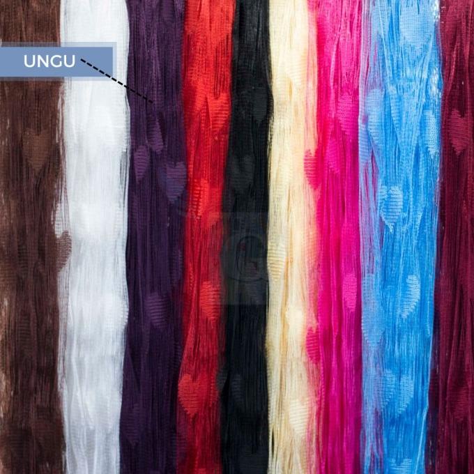 TIRAI BENANG MOTIF KUPU-KUPU / TIRAI JENDELA / TIRAI PINTU