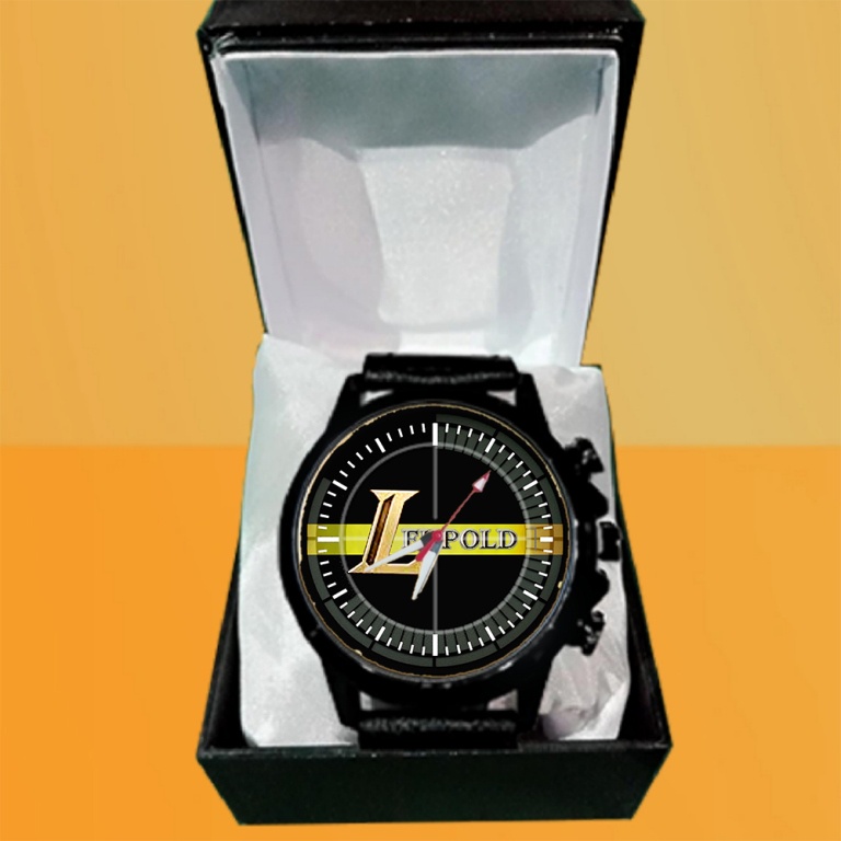 Jam Tangan LEUPOLD RIFLE SCOPE LOGO Custom Kulit Keren Terbaru