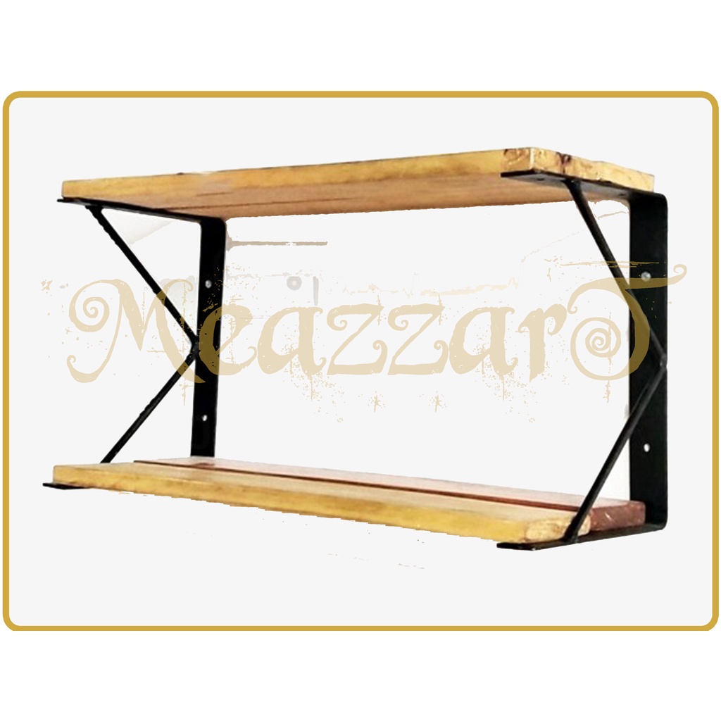 Besi Siku Rak sudut Rak dinding Ambalan rak papan Gantungan