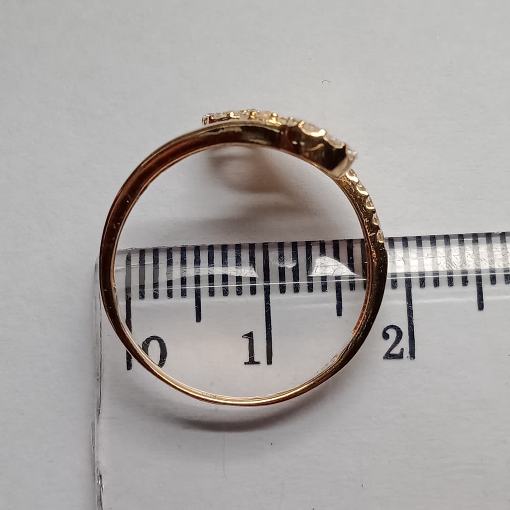 Cincin emas 17k - 2.25 gr kadar 750 - 4312