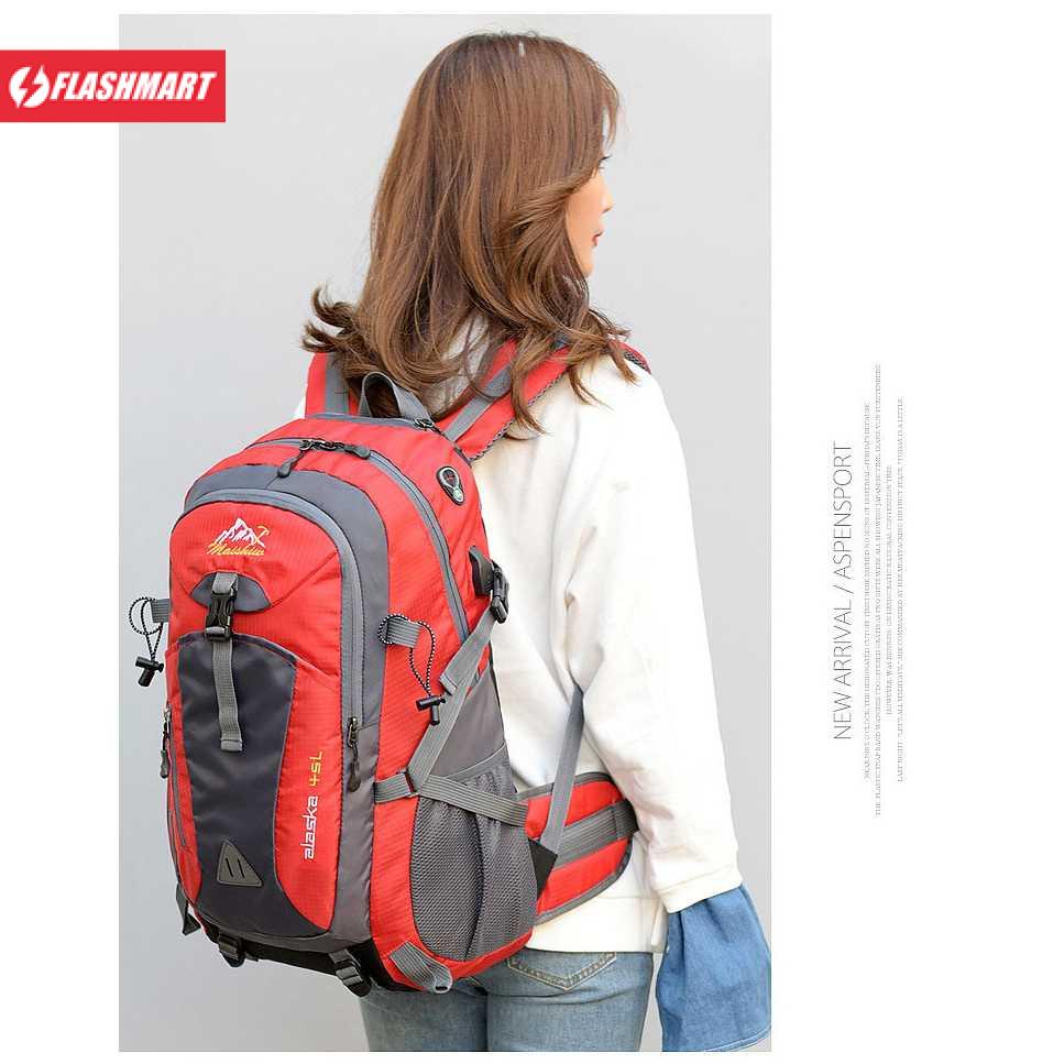 Flashmart HUWAIJIANFENG Tas Gunung Travel Outdoor Waterproof 40L with USB Port - ST31