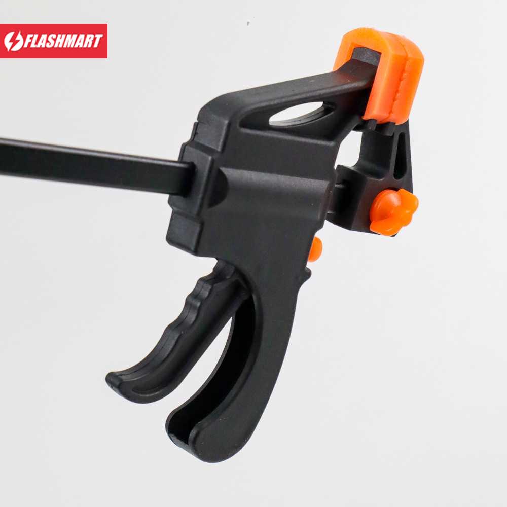 Flashmart Speed Squeeze Ratcheting Clamp Penjepit Kayu 4 Inch - T22106