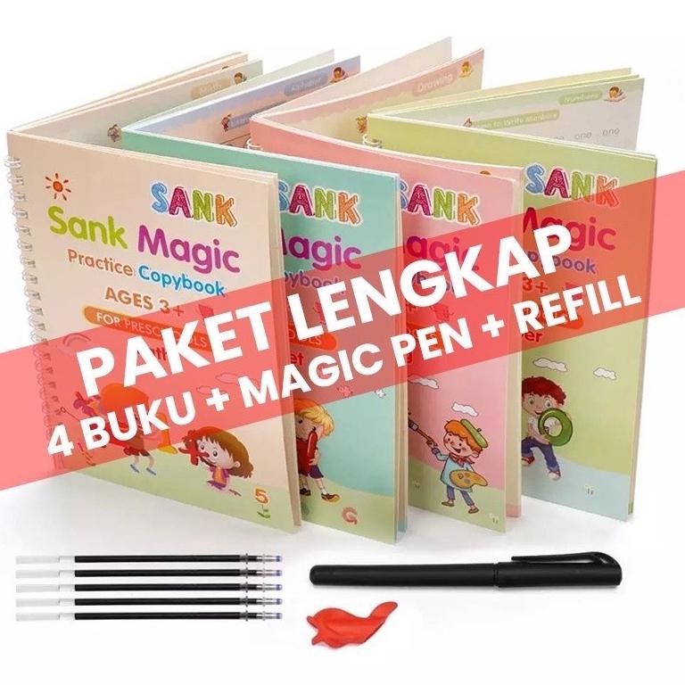 

[ART. 36266] Buku Sank Magic Practice Book 1 SET ISI 4 BUKU + PULPEN