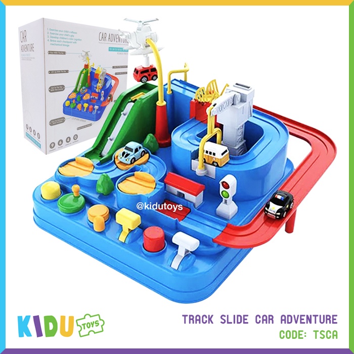 Mainan Anak Mini Car Arcade / Mainan Motorik Anak / Mainan Track Mobil Kidu Toys