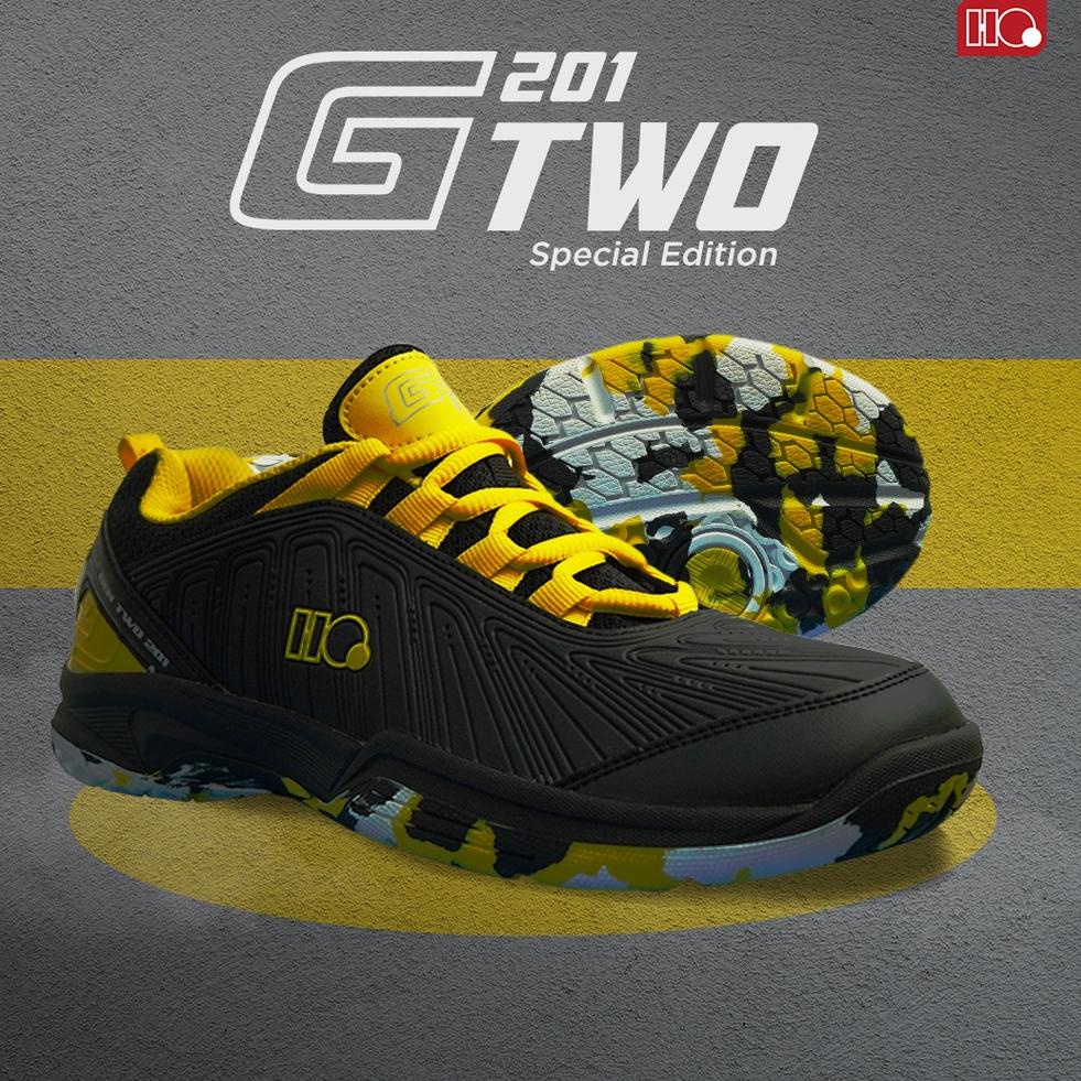 HARGA SPESIAL Hi-Qua Sepatu Badon Bulutangkis G-Two Special Edition Shadow