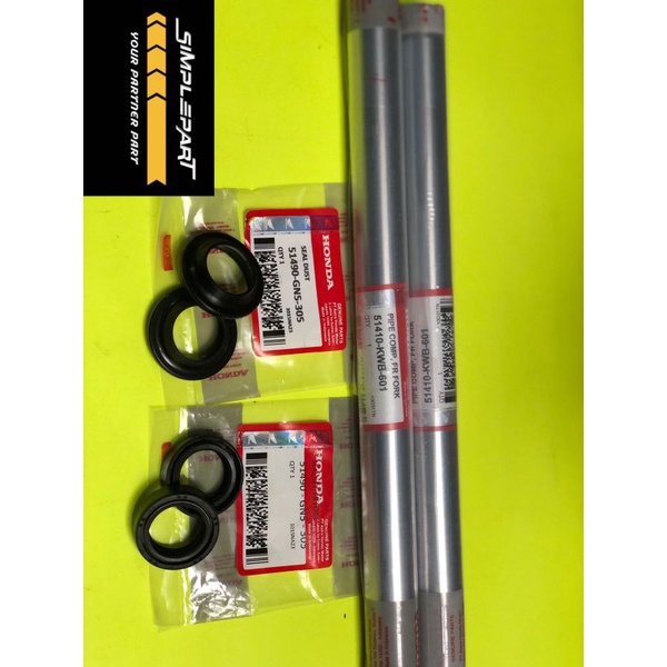 PAKET AS SHOCK DEPAN SET SEAL SHOCK PLUS SEAL TUTUP ABU BLADE LAMA AS SHOCK DEPAN REVO 110 LAMA