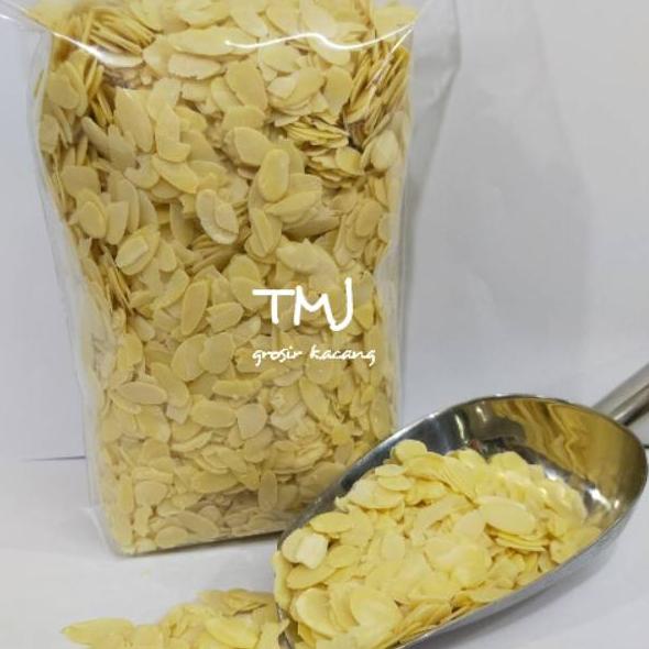 

☛ ALMOND SLICE MENTAH 500gr (irisan tipis) ♦