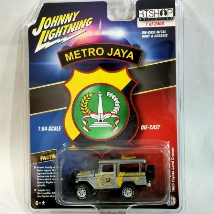 Miniku Diecast Johny Lightning Metro Jaya Toyota Land Cruiser