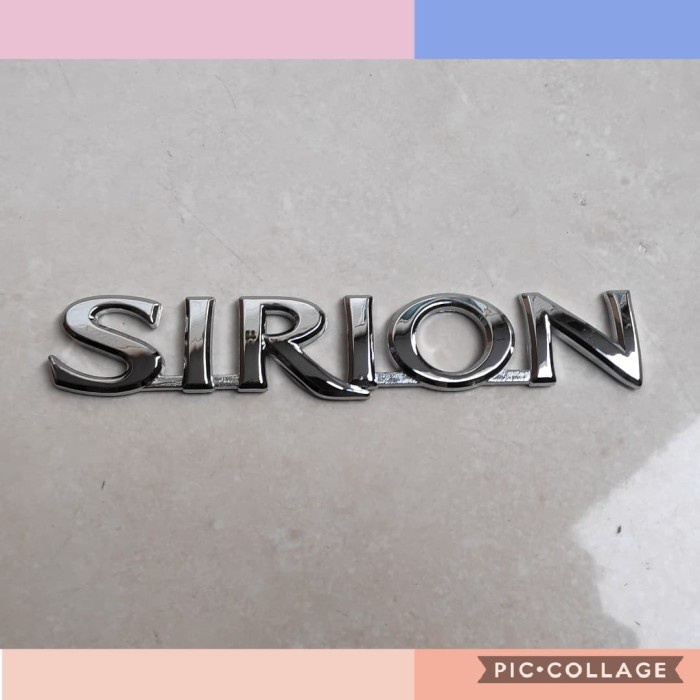 EMBLEM TULISAN SIRION UNTUK DAIHATSU SIRION 2007-2013
