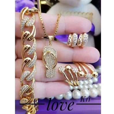 Xuping set perhiasan lapis emas 24k 1316a