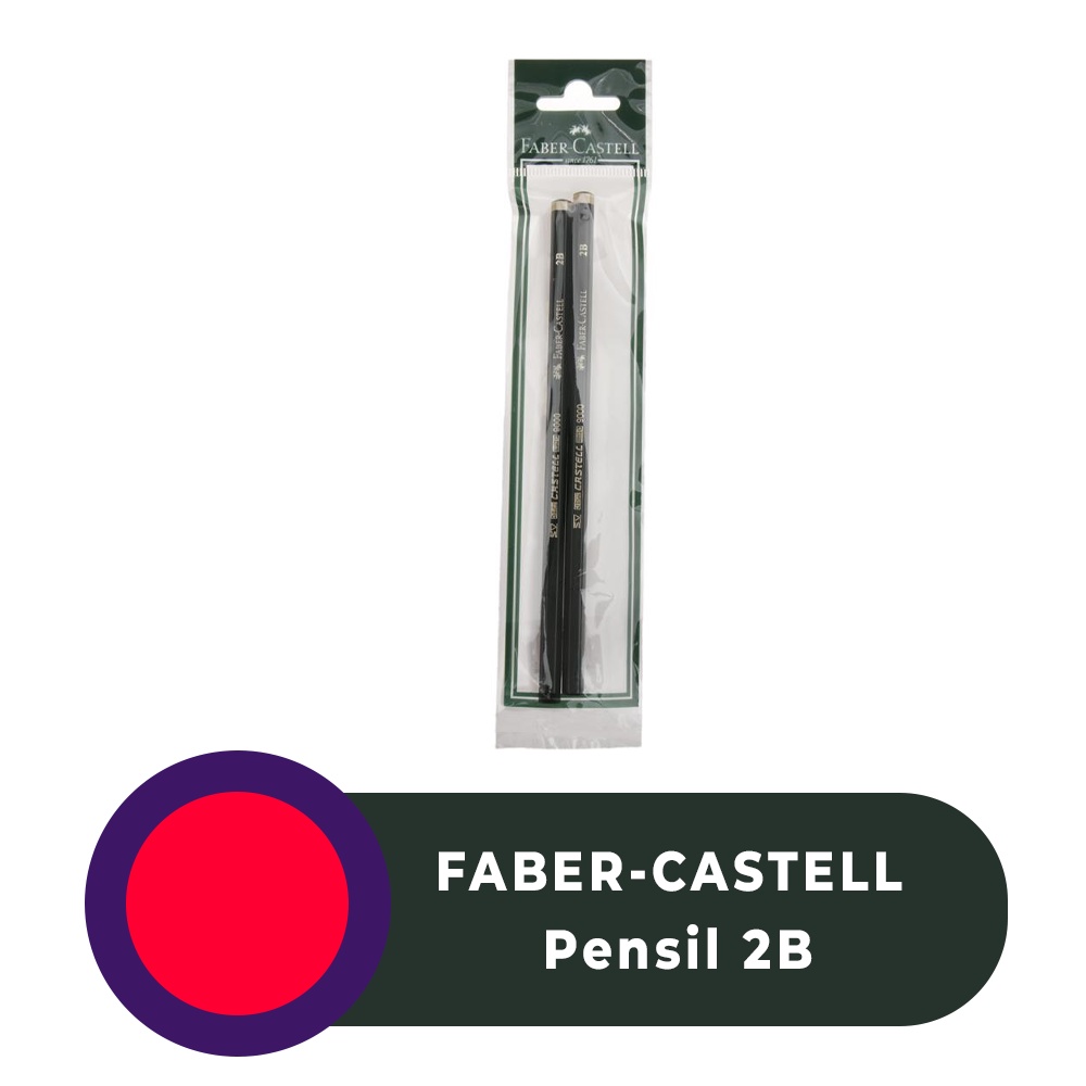 

FABER-CASTELL Pensil 2B 2s