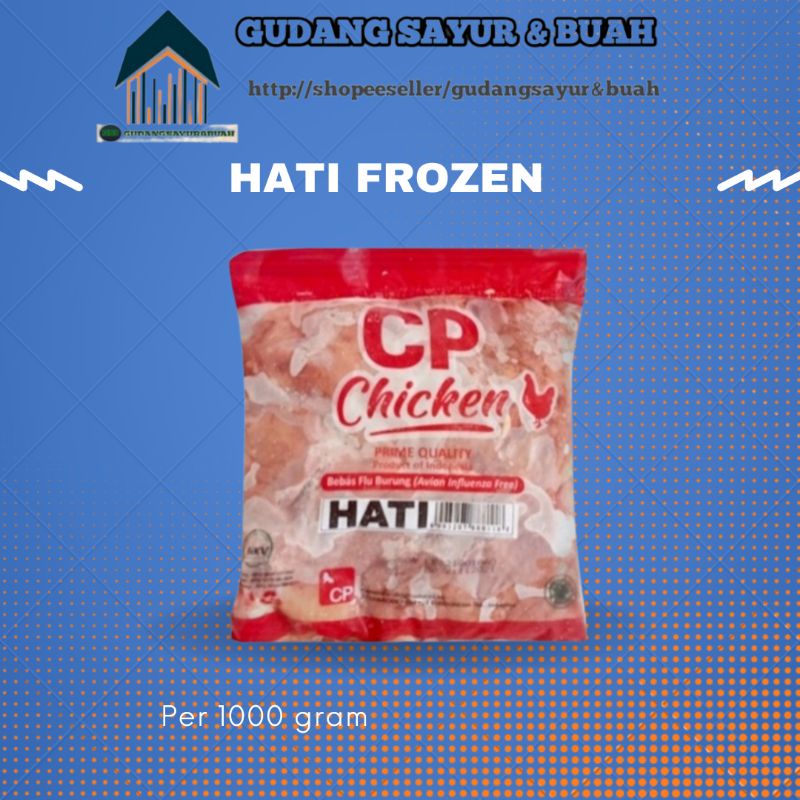 

Hati Ayam Frozen 1 Kg