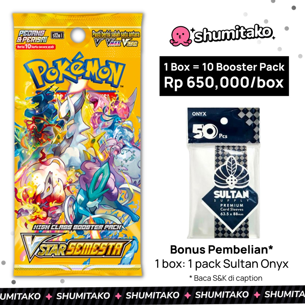 Kartu Pokemon TCG Indonesia VSTAR Semesta S12a Booster Box