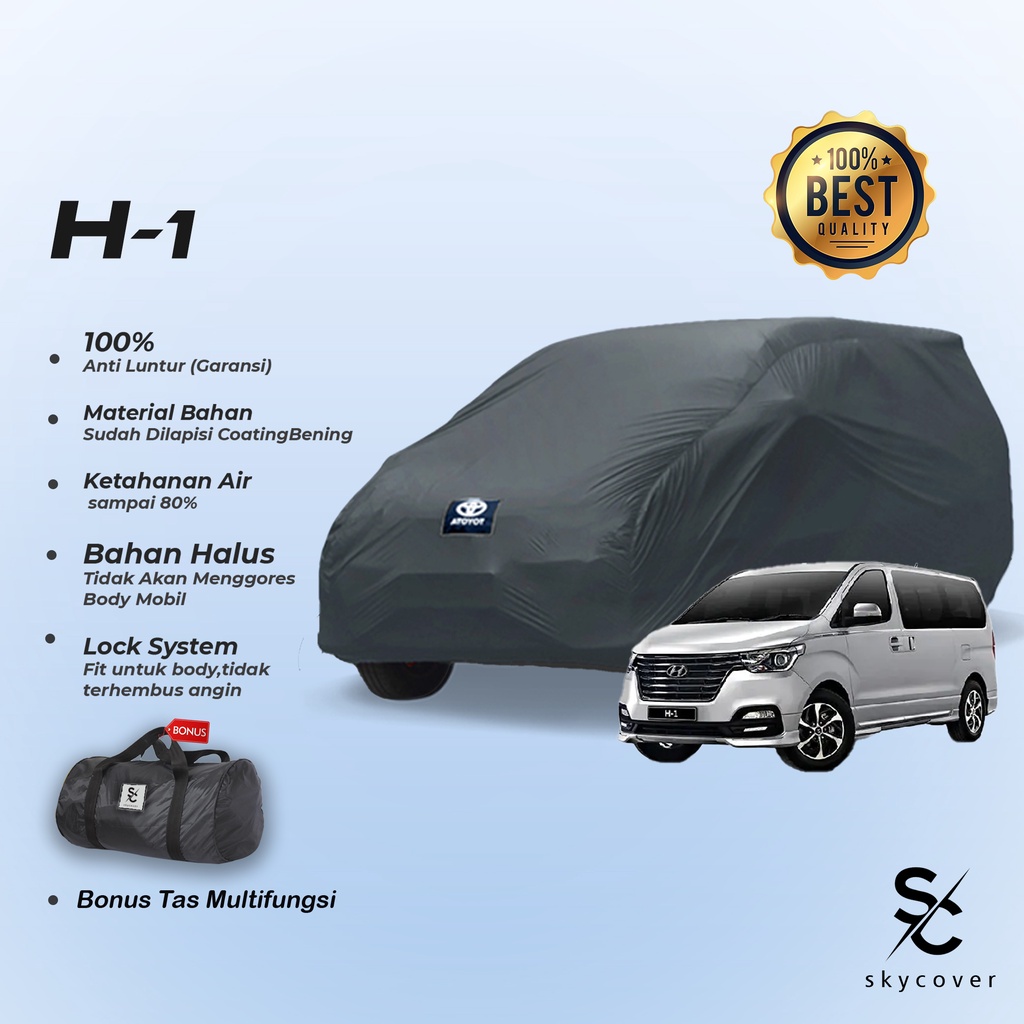 Body Cover Mobil Hyundai H-1 Sarung Selimut Mobil H1 Penutup Tutup Outdoor Waterproof