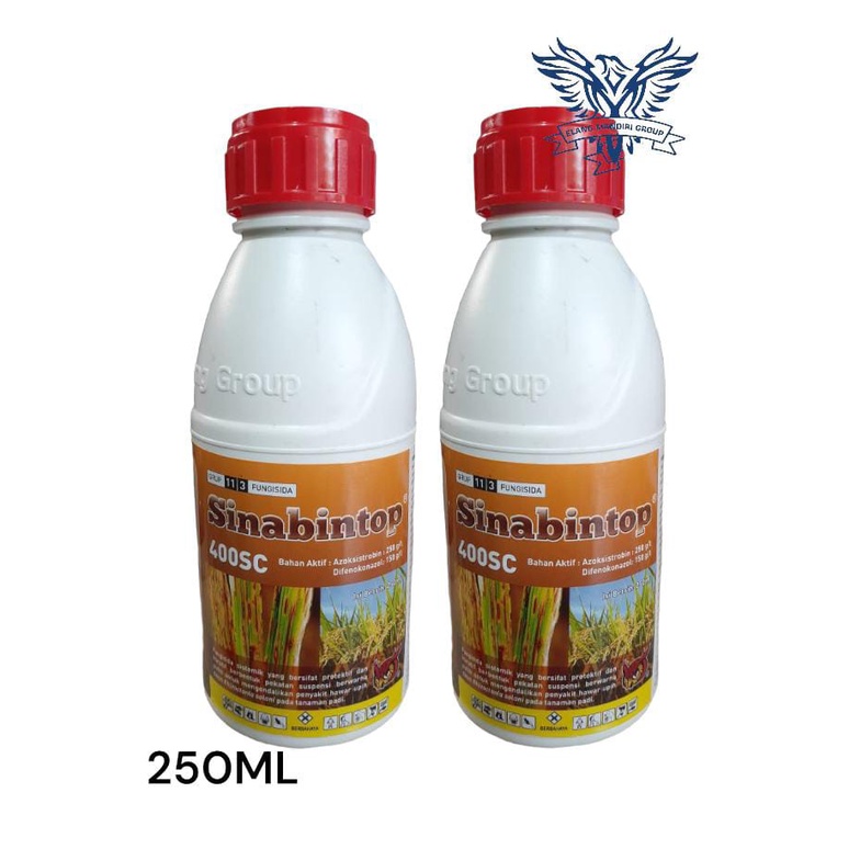 Fungisida SINABINTOP 400 SC 250 ML Azoksistrobin 250 g/l +Difenokonazol 150 g/l PT.Sinamyang Group 100% original Tandem Amistartop