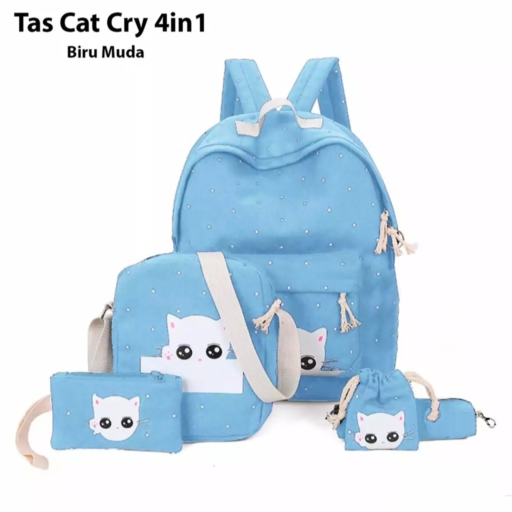 TOKOAGUNG99..TAS.RANSEL.SEKOLAH.ANAK.//TAS,ANAK,PREMPUAN///TAS,BUAT,NGAJI.//EDISI.TERBARU.ALA.KOREA//TAS,KUCING.CRY