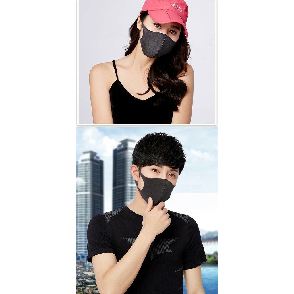 FYGALERY MS01 Masker Scuba Kain Dewasa Dan Anak Warna Polos Earloop Murah