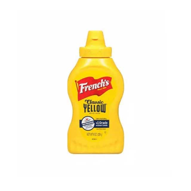 

SQUEEZE AMERICAN MUSTARD 8 OZ