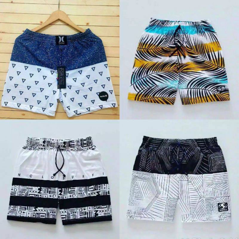 BOXER PRIA WANITA| CELANA DALAM PENDEK KOLOR BOXSER PANTAI BAHAN KATUN BOKSER DISTRO SURFING