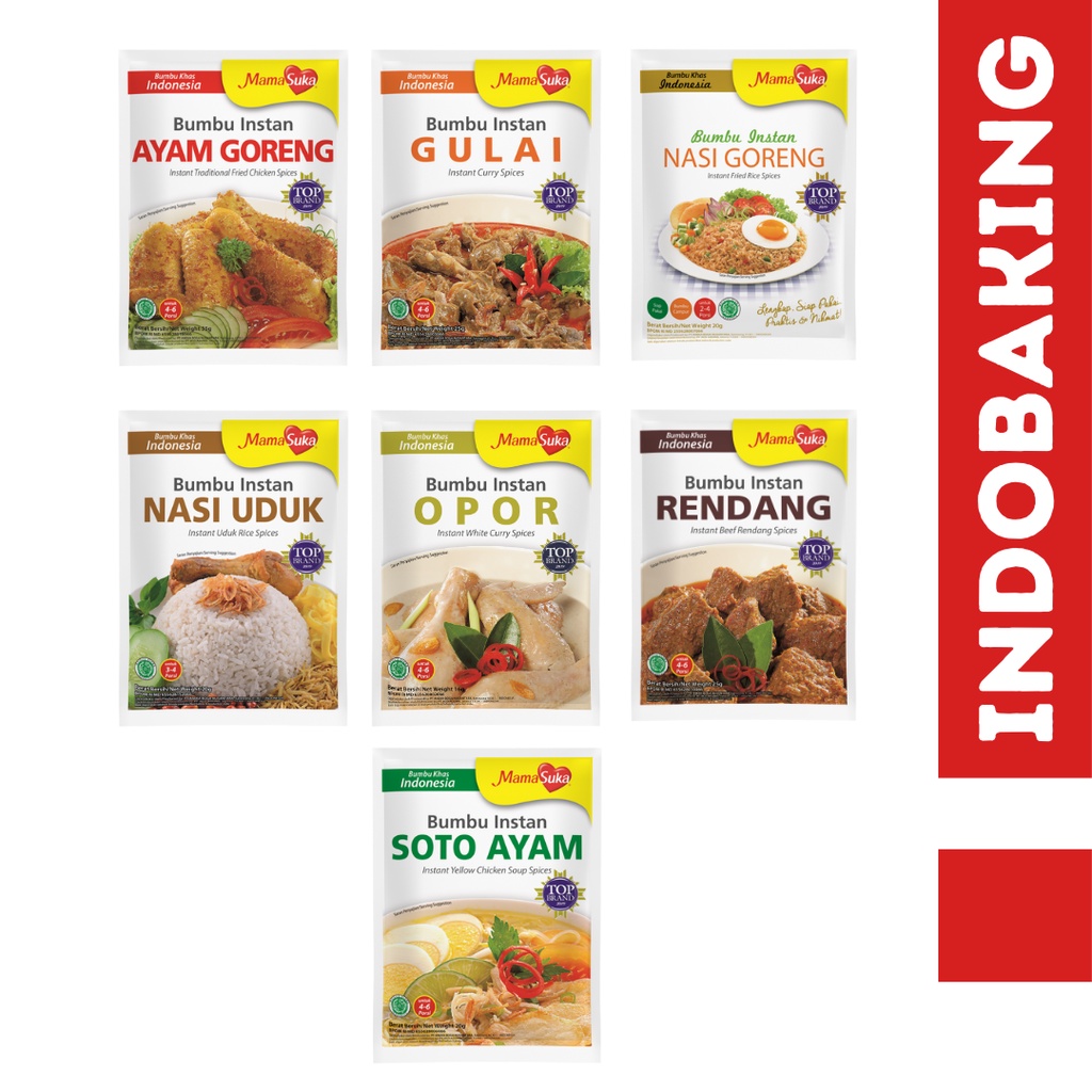 

Mamasuka Bumbu Dapur Masak Instan Ayam Goreng Gulai Soto Nasi Uduk Opor Rendang