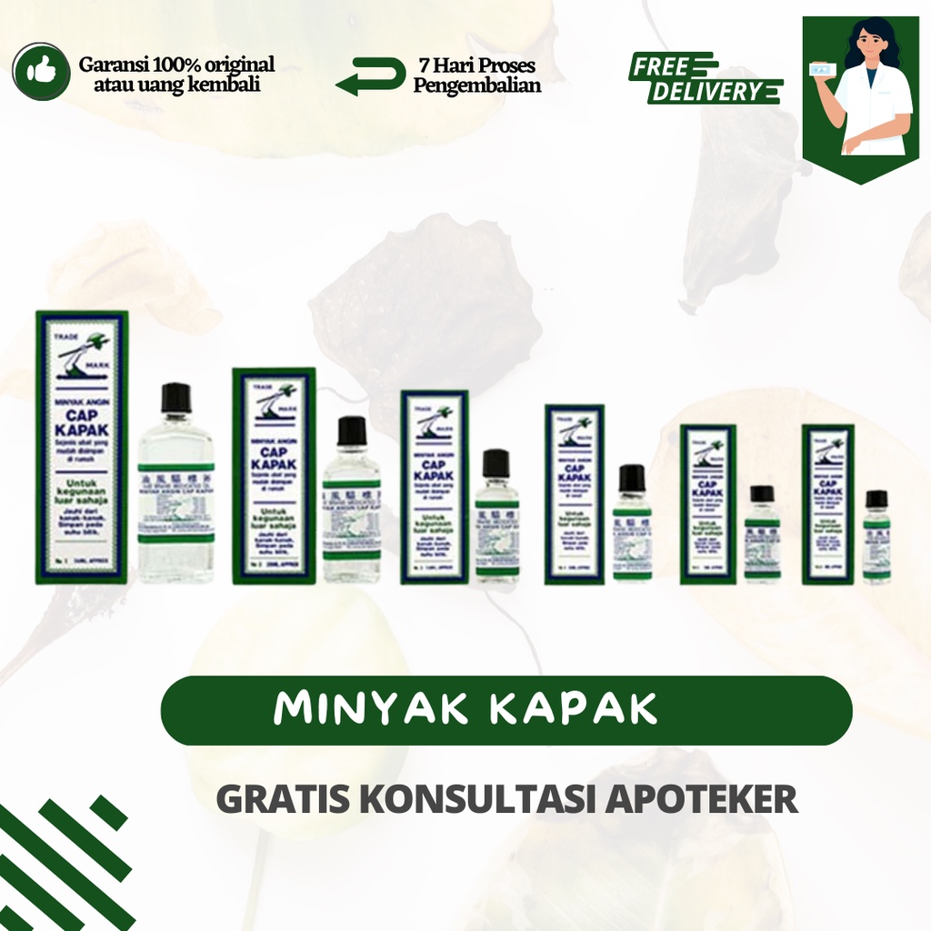 Minyak Cap kapak/Minyak angin/Cap kapak/minyak gosok 5 / 10 / 14 ml Minyak Angin Cap Kapak